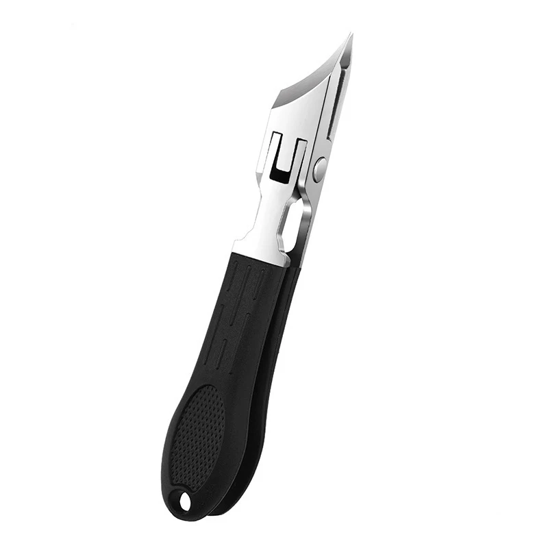 Angled Nail Clippers, Anti-Splash, Specialized for Nail Grooves, Eagle-Beak Type, Thick Toenail Clippers