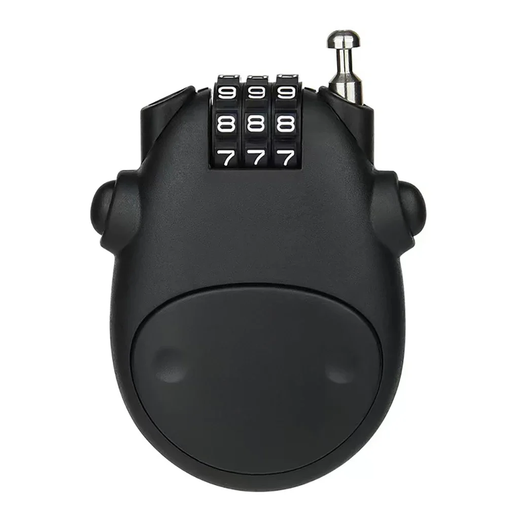 Motorcycle High-precision Code Wheel Password Lock Steel Cable Code Lock Suitcase Car Sled Telescopic Wire Rope Lock Helmet