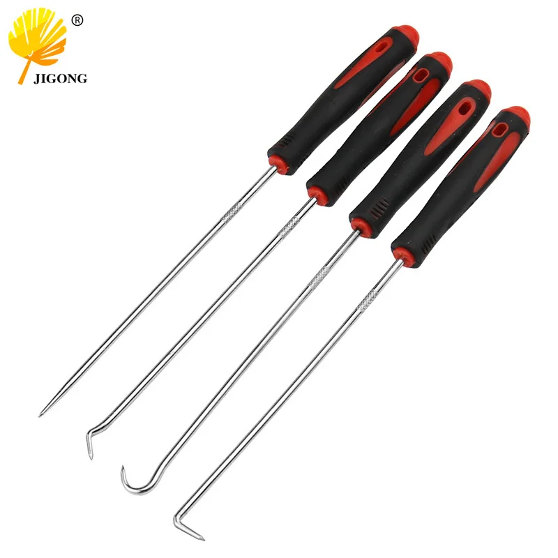 Automobile oil seal hook 4-piece set, sealing ring puller, oil seal driver, auto maintenance tool, oil seal puller