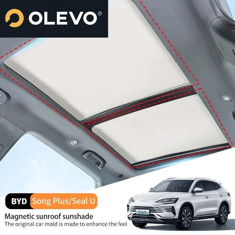 

2 шт. для Byd Song Plus Seal u Dmi Ev 2020-2025, автомобильные солнцезащитные козырьки, солнцезащитный козырек на крыше, защита от УФ-лучей, теплоизоляция