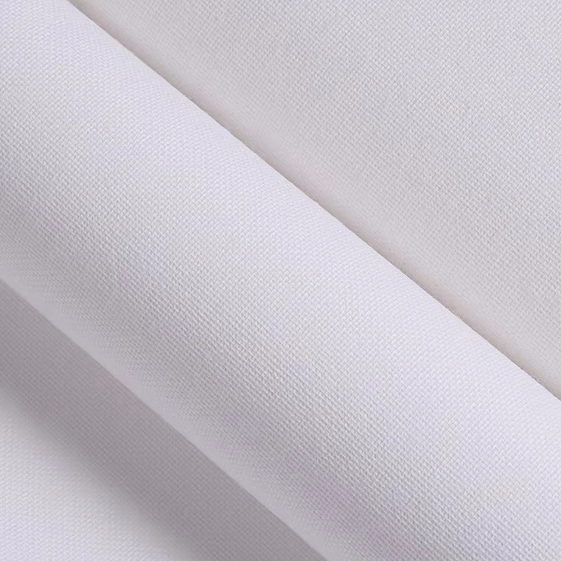 5M/Roll Cotton Canvas Roll,White Blank Specialized Suitable for Oil Painting,Acrylic Pigments,27,37,47,,57,67,77,87cm Wide,HB-02