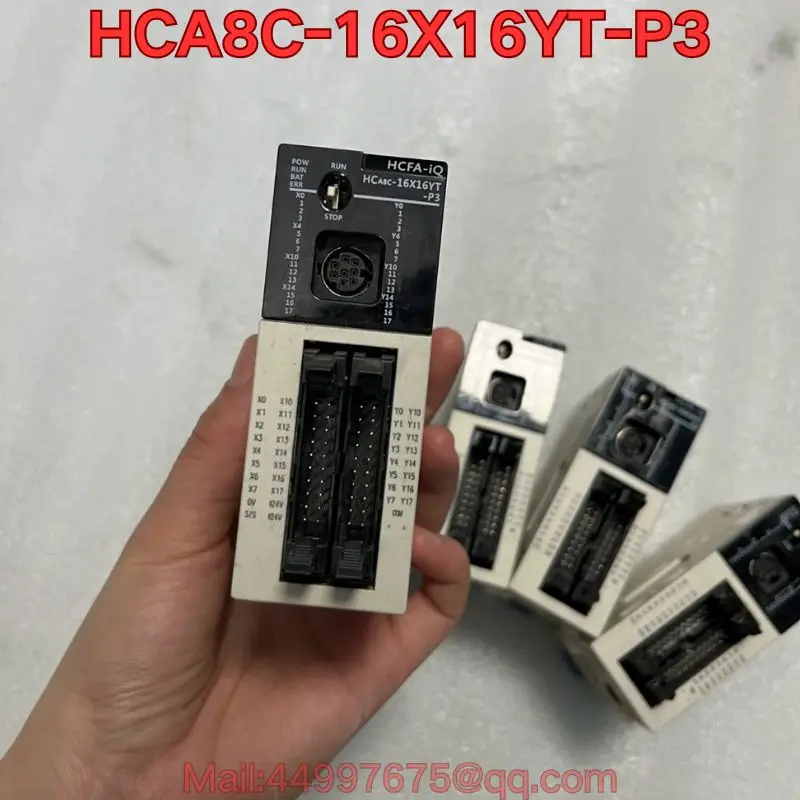 Функциональный тест бывшего в употреблении модуля ПЛК HCA8C-16X16YT-P3 прошел успешно. Последние цены за август 2026 года.