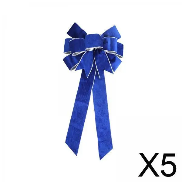 

Large Bow Pendant Flannel Hanging Ornament Modern Wall Door Decoration for Christmas Garden Party