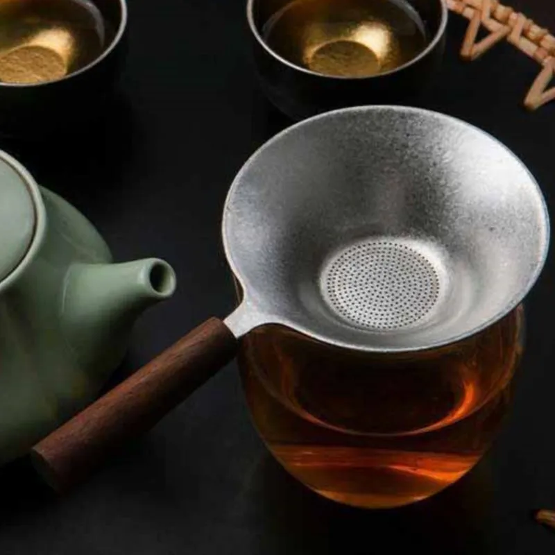 Handmade Thickened Thousand Hole Tea Strainer Fair Cup Tea Strainer Tea Separation Home  Office Use Tea Strainer Tea Tool ZJ239