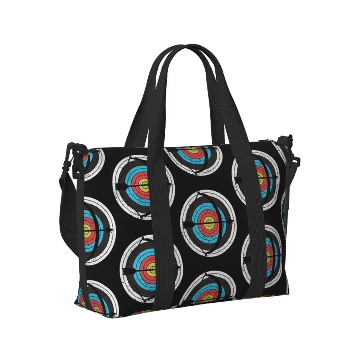 

VIntage Archery Archer Gift Idea Beach Travel Bag Large Capacity Tote Bags for Gym Yoga Women Shopping Duffle Shoulder Bag