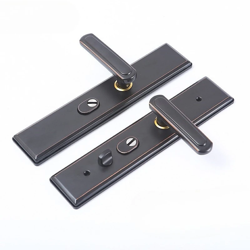Multi Function  Anti-theft  Entrance Gate Lock plate  Anti-explosion Security Stainless Steel  Widen Lock Handle