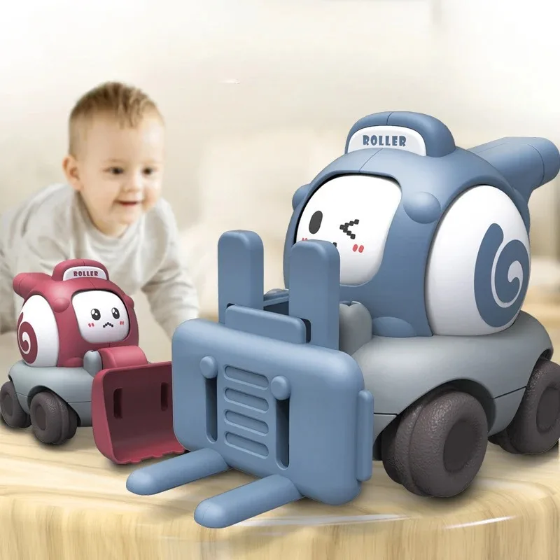 

Новый детский свисток для смены лица, мультяшная игрушечная машина для мальчиков, инерционный автомобиль, экскаватор, инженерный автомобиль, игрушки