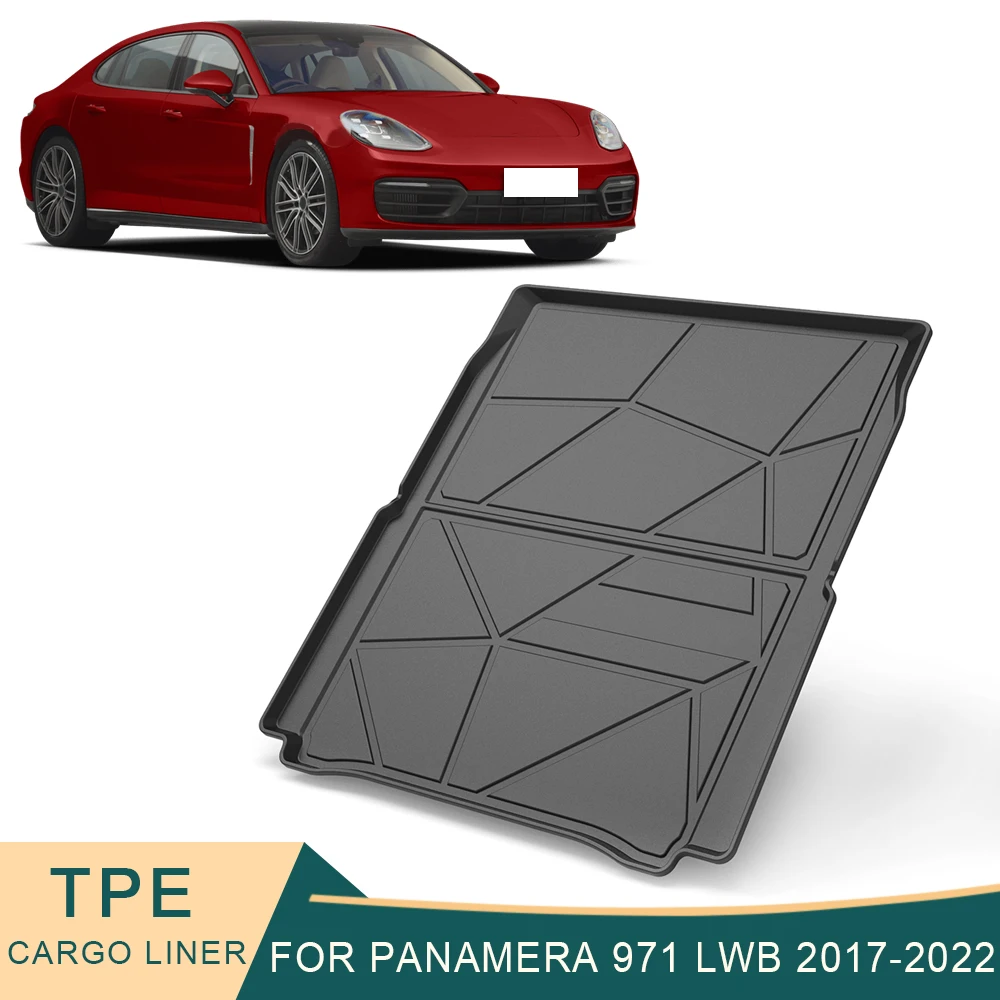 

For Porsche Panamera 971 2017-2023 Auto Car Cargo Liner All-Weather TPE Trunk Mats Boot Tray Carpet Interior Accessories