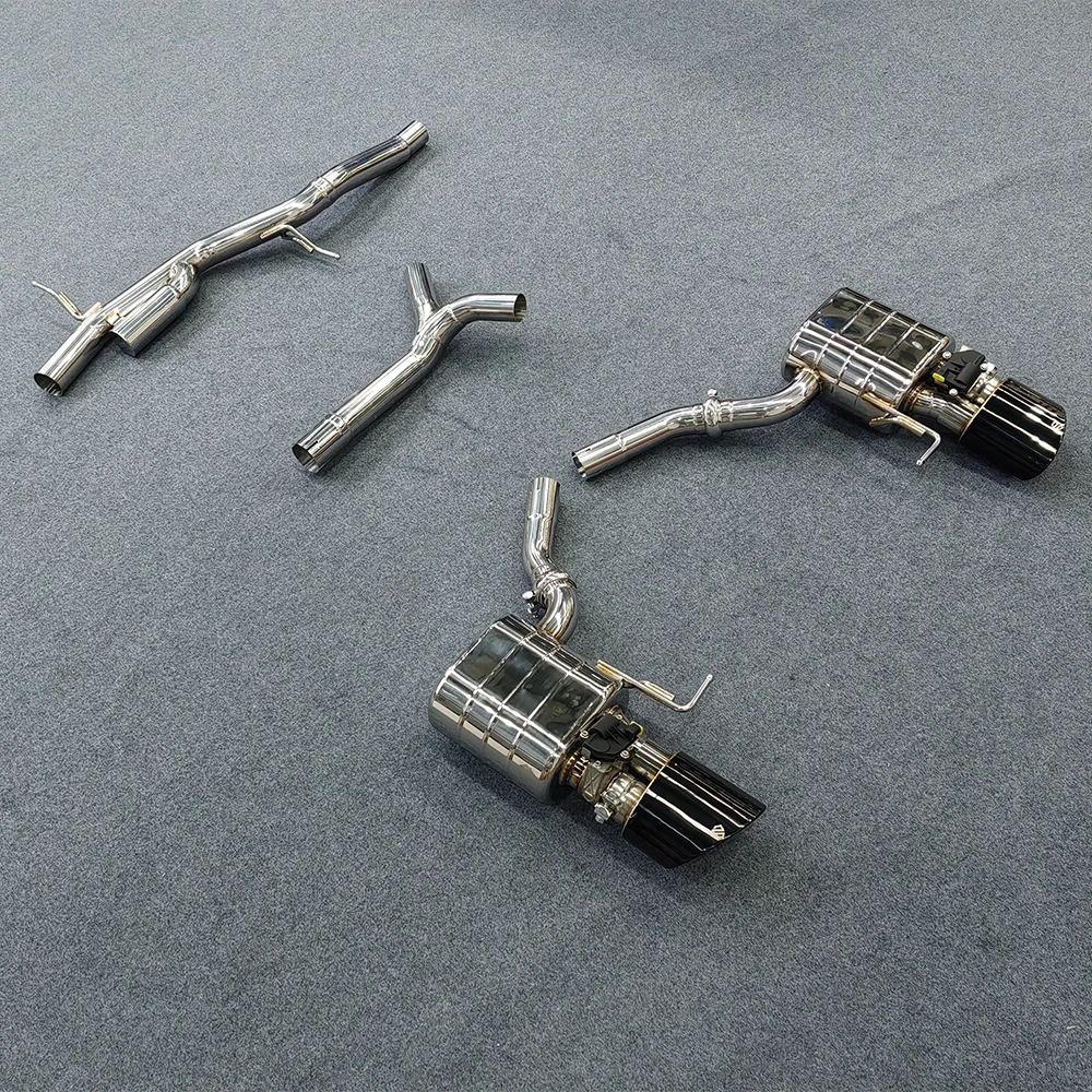 VD  For A4 A5 B8 B9 Four-wheel drive Catback Exhaust System  Upgrade RS4 RS5 Tips Muffler With Valve Performance Tuning - view 5