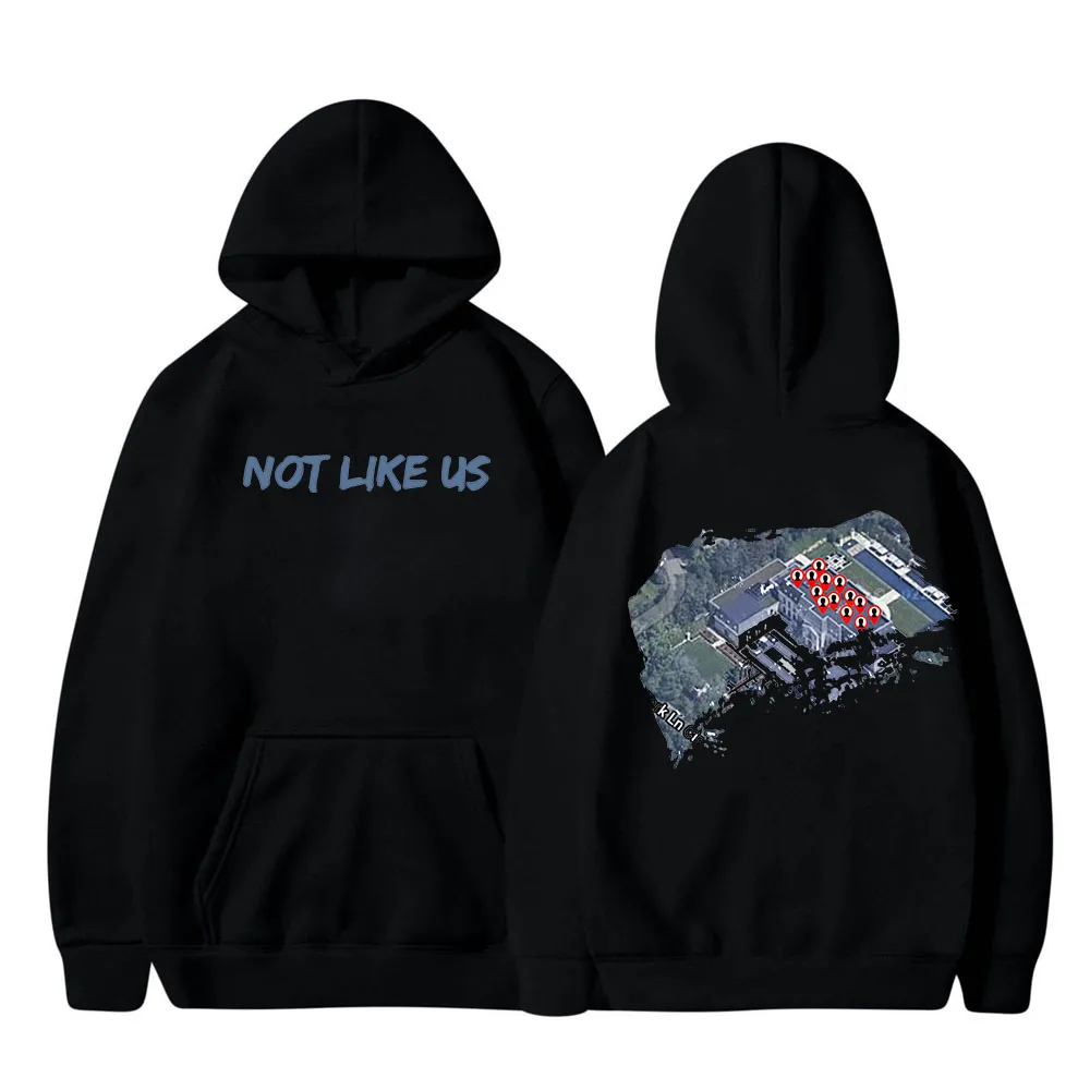 

2024 New Album Not Like Us Print Sweatshirt Male Casual Oversized Hoodie Men Women Rapper Hippop Trend T-shirts Fans Gift