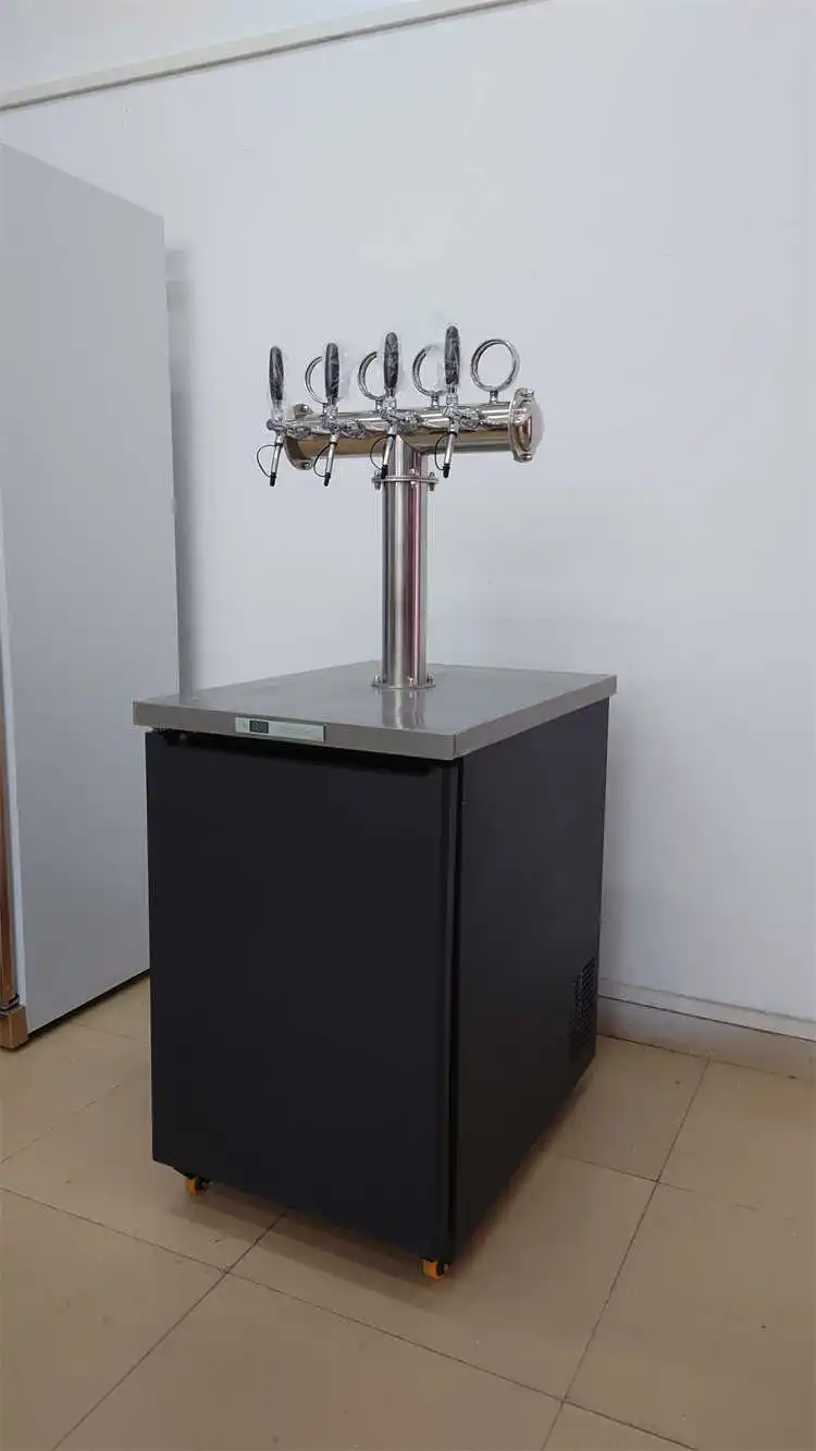 Hot Sell Electric Beer Tower Tap Dispenser Machine Keg Draft Beer Cooler Automatic Beer Pump Dispenser