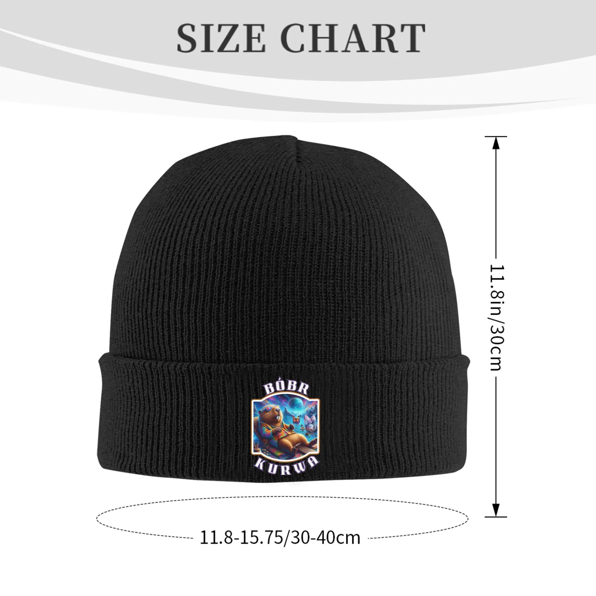 Bobr Kurwa Relaxing Knitted Hat Beanies Autumn Winter Hats Warm Unisex  Casual Bober Cap Men Women Gift,