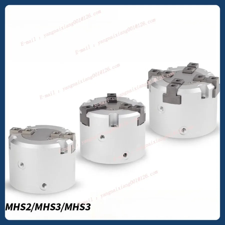 MHS2/MHS3/MHS4 Series 2/3/4 Finger Pneumatic Gripper Replacement Double Action Rotating Air Cylinder 16D/20D/25D/32D/40D/50D