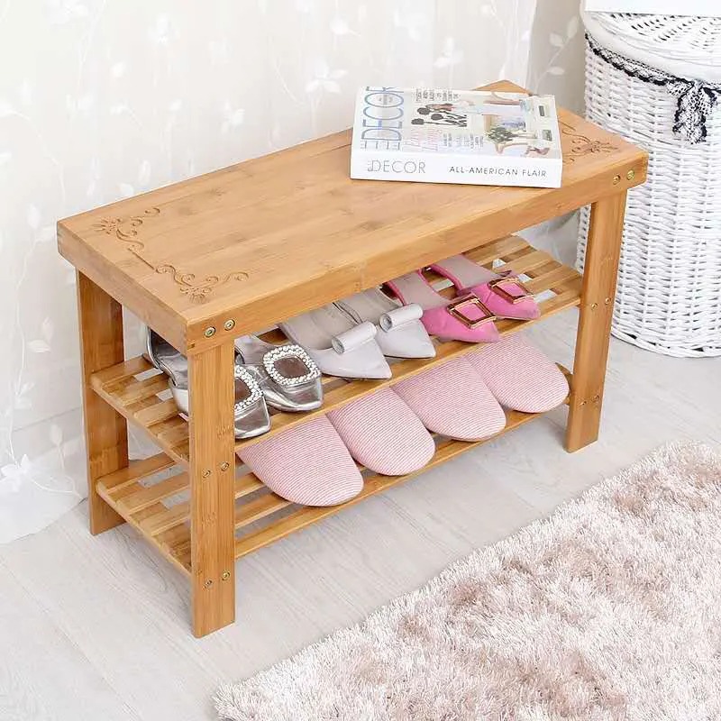 economical dustproof simple household storage shelfbamboo shoe cabine living room furniture Shoerack Multi-layer Home furniture