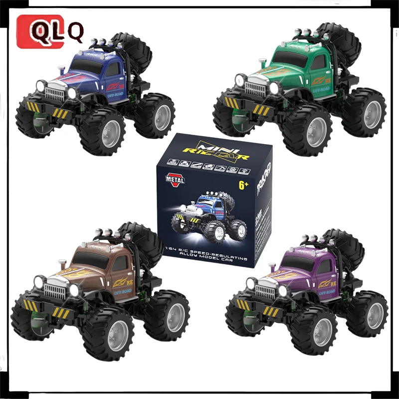 

JJRC Four-Wheel Alloy Electric Off-Road Car Climbing Toy Vehicle Short Card Children's Electric Toy Remote Control RC Car