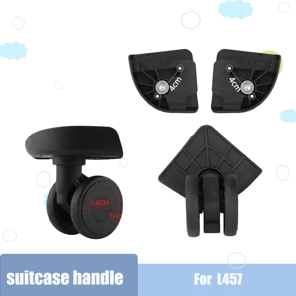 Universal Replacement Luggage Spinner Caster Wheels Repair Kit For Trolley Suitcase Bag with 360° Rotating