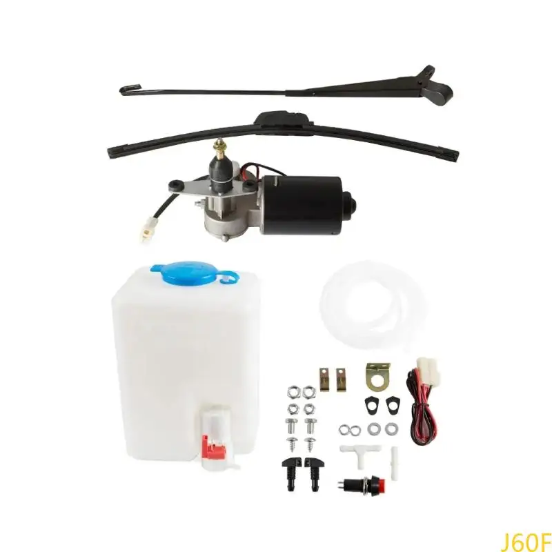 

J60F Adjustable Sprayer Windshield Wiper For Vehicles 30W Motor 90 Degree Wiping