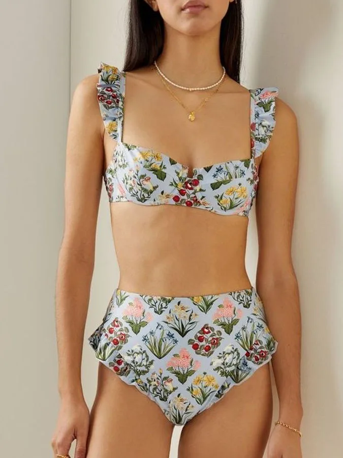 Badpak Driehoek Micro Bikini Sexy Lage Taille Strakke Damesverband Badpak String Ondergoed Bh 2023 Dames Zomer Nieuwste