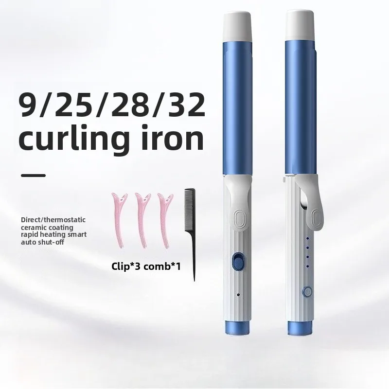 

Curling Iron Hair Care Does Not Hurt Perm, Negative Ion Big Wave Roll Bangs Splint Lasting Styling Curling Hair Artifact