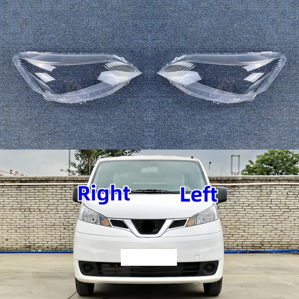 For Nissan NV200 2010 2011 2012 2013 2014 2015 2016 2017 2018 Articles Cars Headlights Lamp Cover Replace The Original Lampshade