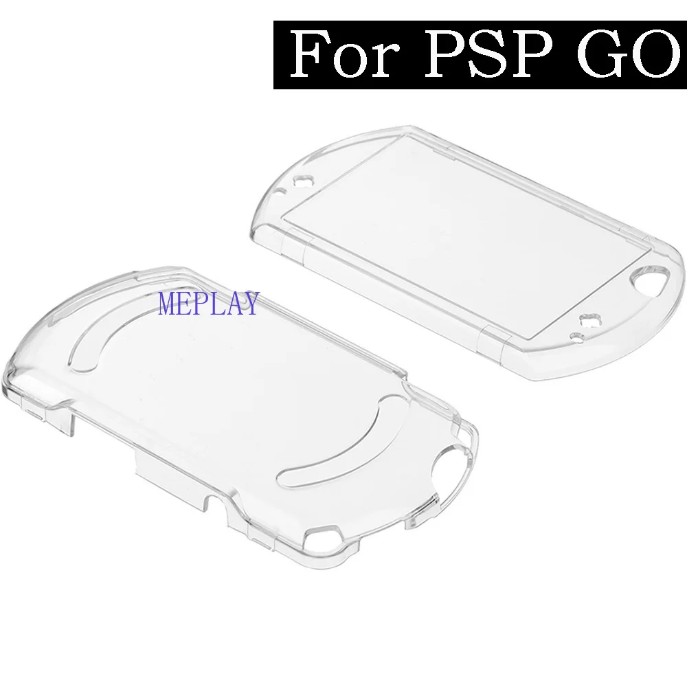 Funda protectora transparente para consola Sony PSP Go, carcasa dura de cristal transparente