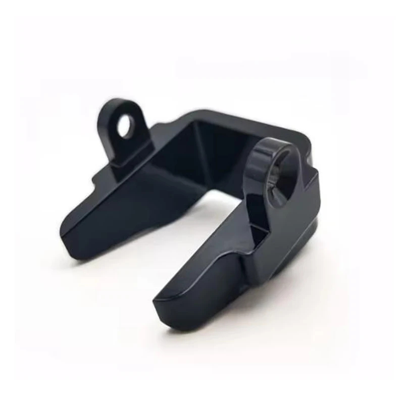 Custom CNC Machined Shaft Support Black Anodized Aluminum Bracket Load-Bearing Positioning Parts
