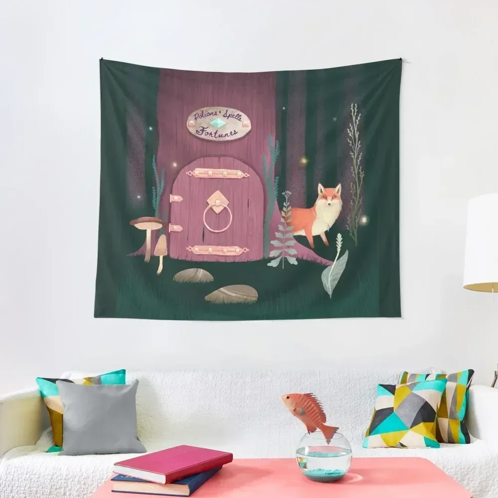

Sorcerer Of Woodland Charms Potions Spells And Fortunes Tapestry Bedroom Decorations Wall Tapestries Tapestry