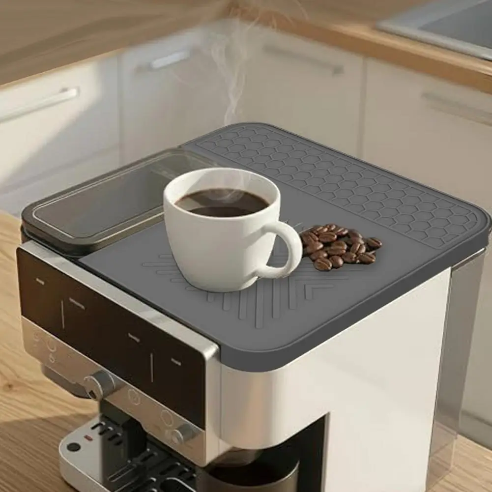 Machine Maintenance Accessory Coffee Machine Top Cover Gasket Food-grade Silicone Non-slip Waterproof Mat Heat-resistant