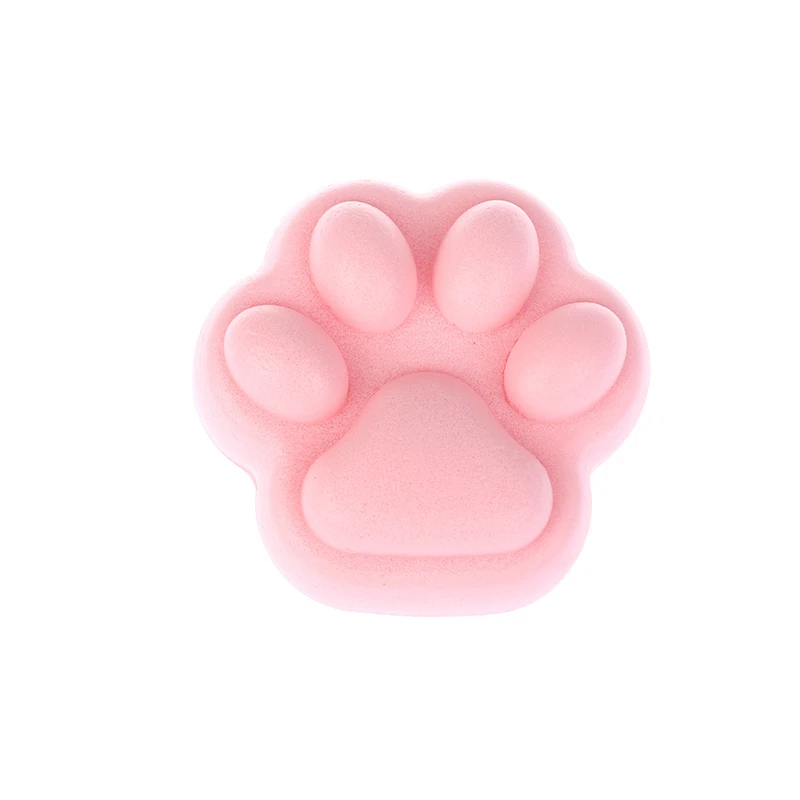 Models Small Cat Paw Cute Pink Cat Foot Slow Rebound Wet Soft Suction Finger Pinch Decompression Squishy Toy Release Toys 1Pcs