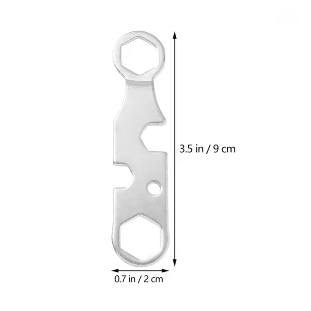 3PCS Thin-profile open-ended spanner for dismantling and assembling skateboards; stamp-formed mini-patterned repair tool set