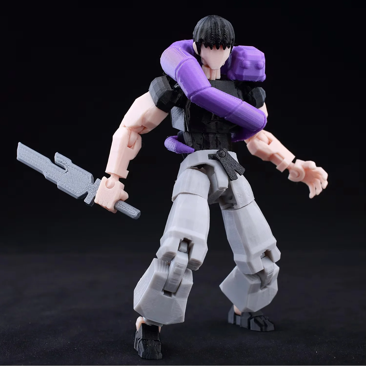 

Jujutsu Kaisen Gojo Satoru Anime Premium PVC Fully Articulated Shapeshift Action Figure 3D Printed Display Ornament Anime Collec