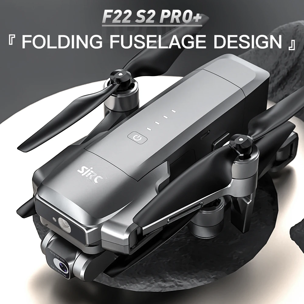 F22 S2 PRO + GPS Drone 2 -Axis Gimbal 4K Dual Camera 5G trasmissione digitale 4.8KM a lungo raggio 28 minuti Flying RC professional dron