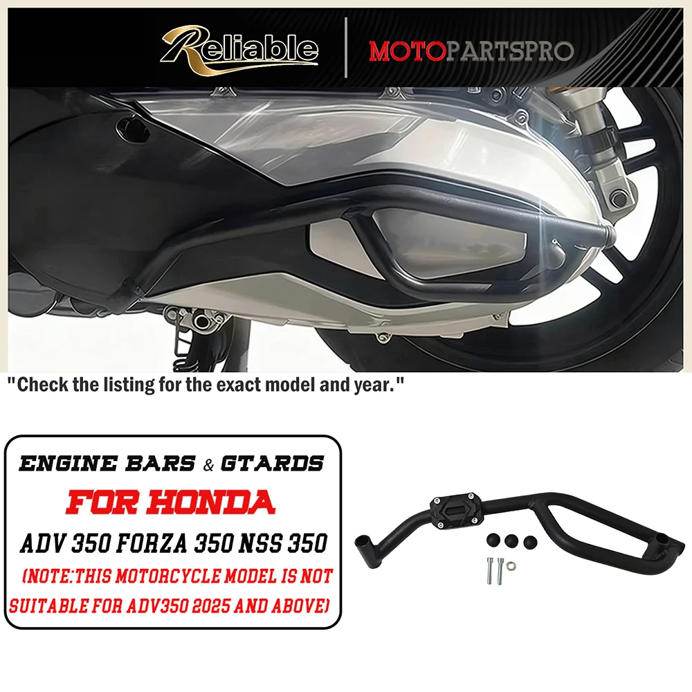

Fit For HONDA Forza350 Transmission Cover Crash Bar Drive Cover Bumper Protector Bar Motorcycle ADV350 ADV 350 Forza 350 NSS350