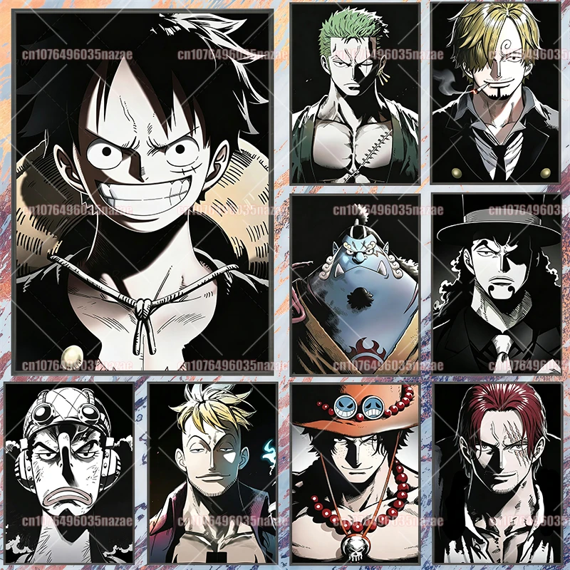 

Canvas Painting Anime One Piece Full Character Home E-sports Fashion Decoration Picture Living Room Wall Art Printing Poster