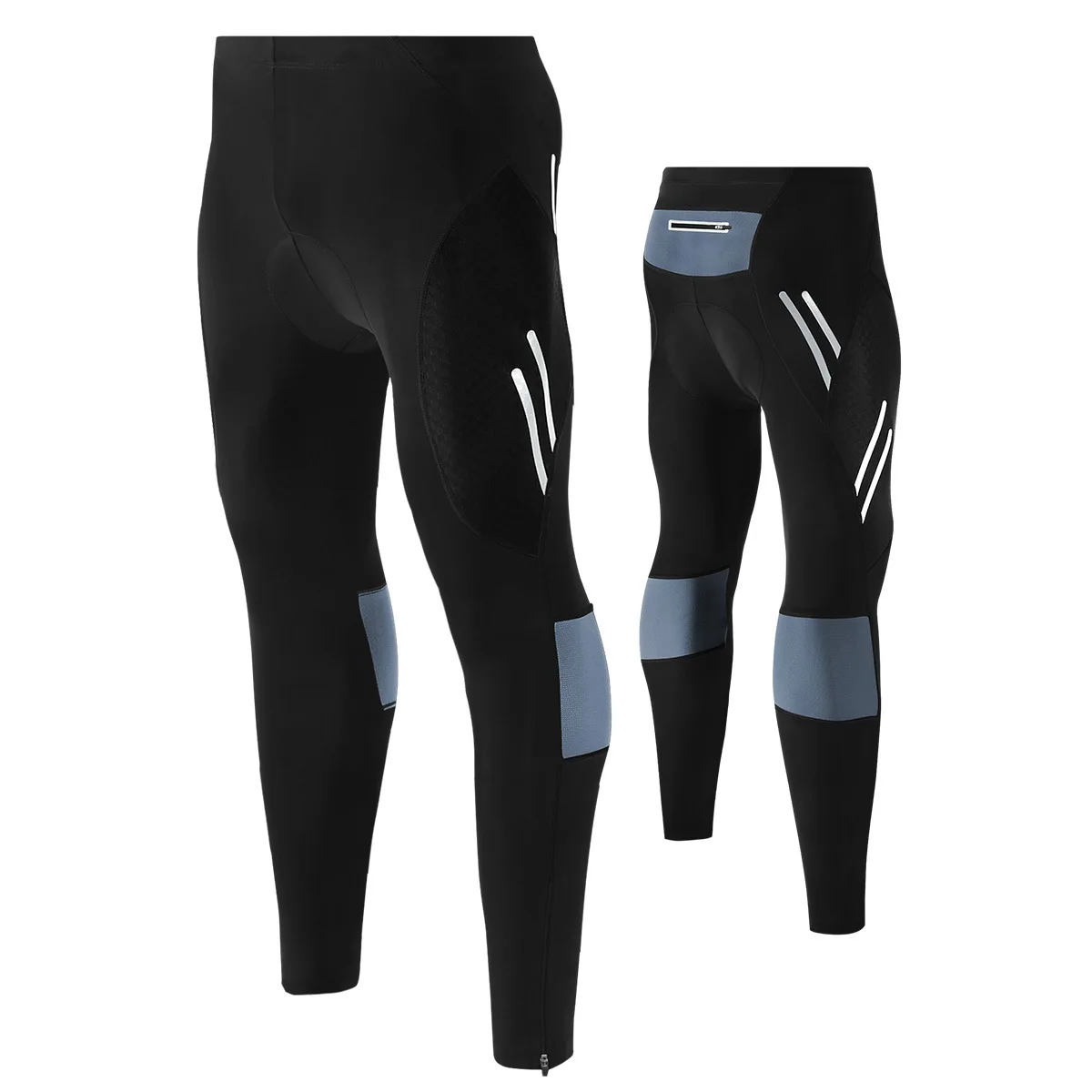 

Men's Bike Pants Long 4D Padded quick-drying Cycling Tights Leggings Outdoor Riding Bicycle