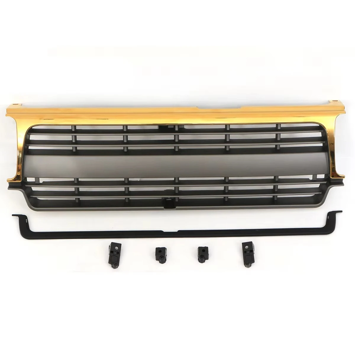 

Auto Parts Modified Golden Front Grille Fit for LandCrusier LC80 FJ80 1990-1997