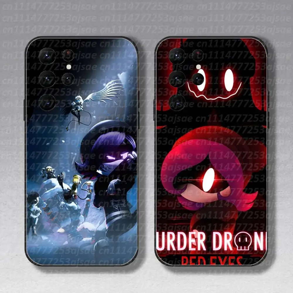 M-Murders Drones UZI V Phone Case For Samsung S10,S21,FE,S21,S26,S25,S24,S23,Ultra,S9,S22,Plus Black Shell Cover