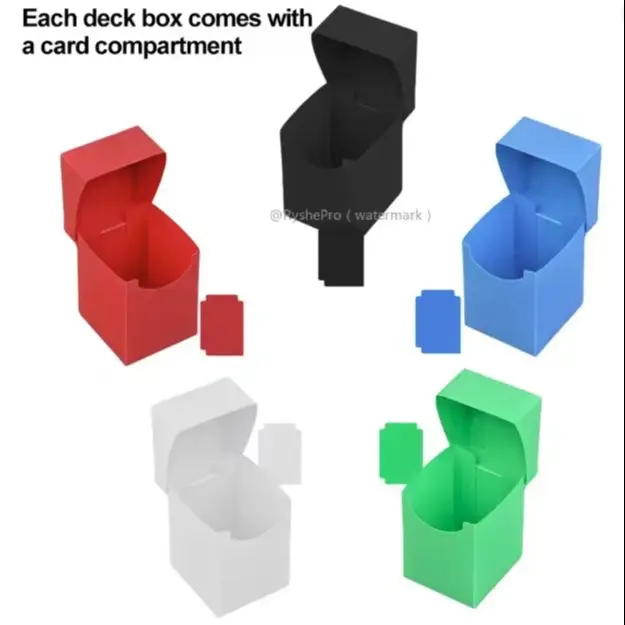 صندوق بطاقات تجارة سطح السفينة لـ 100+ لعبة صندوق تخزين بطاقات البيسبول بطاقات اللعب حقيبة حمل لمستلزمات ألعاب الحفلات العائلية