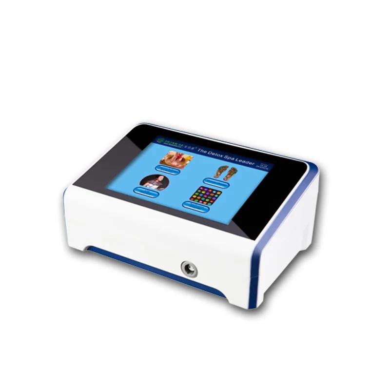 휴일 선물 Healcity 음이온 수소 시스템 이온 해독 발 목욕 스파 기계 HK-818 재활 치료 용품 CE 화이트