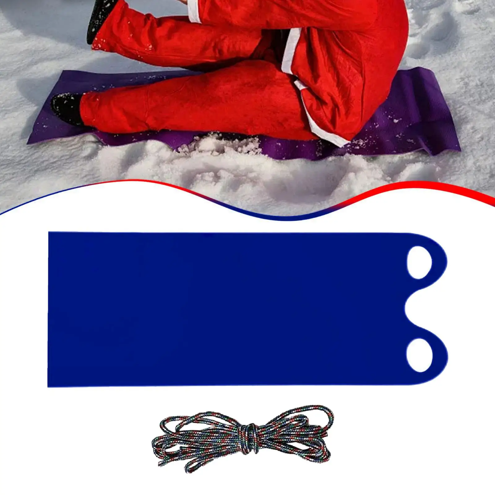 

High Speed Sliding Plastic Snow Board Mat Lightweight Outdoor Sled Toy for Sand and Snow