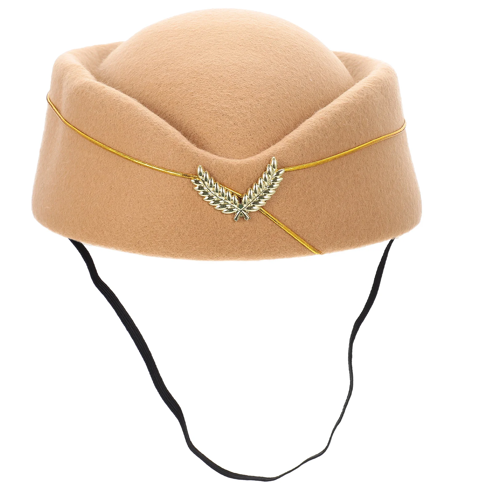 Cappello da assistente di volo Elegante design da hostess della compagnia aerea Taglia unica per spettacoli teatrali per feste in costume cosplay più facili da indossare