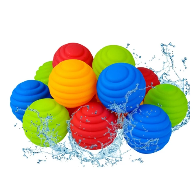 Juego bombas agua relleno rápido reutilizables con cierre automático, 12 Uds., envío directo