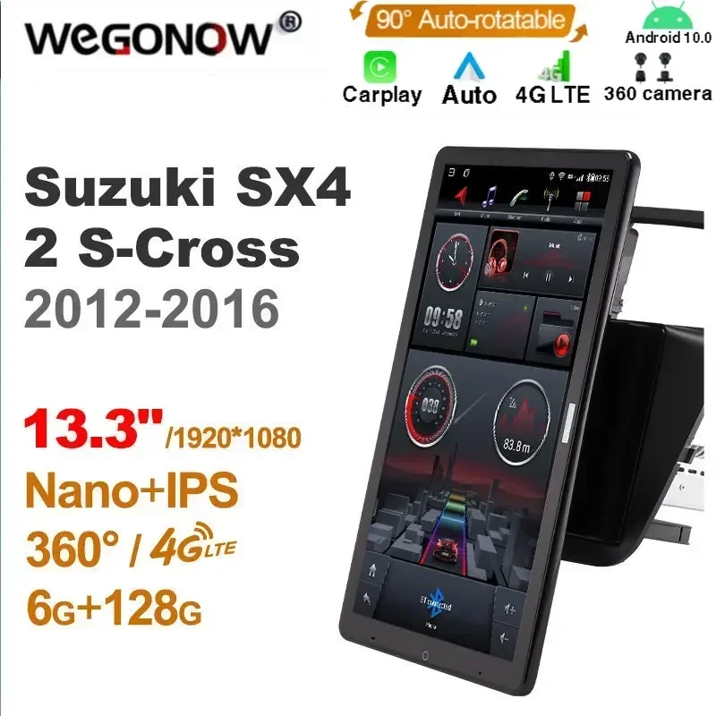 

Автомобильный мультимедиа 1920*1080 13,3 дюйма Ownice Android 10.0 для Suzuki SX4 2 S-Cross 2012-2016, авторадио, аудио, 4G, LTE 360, оптический, без DVD