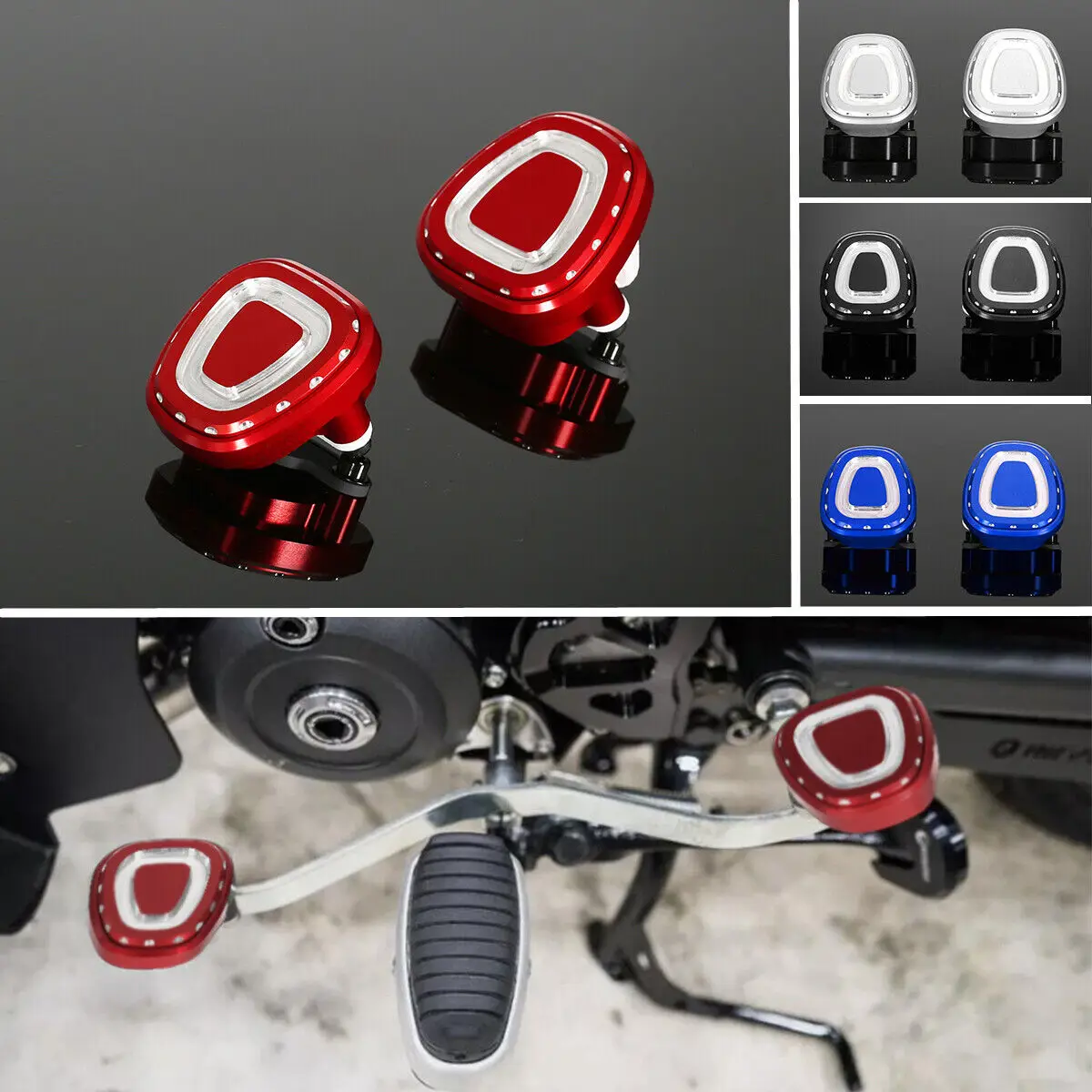 

For Honda C125 C 125 Super Cub 2019-2024 Motorcycle 3D Gear Shift Lever Pedal Foot Pad Non Slip Aluminum