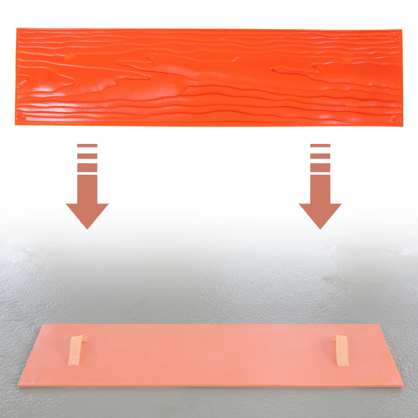 

122x31cm Realistic Wood Floor Texture Concrete Texture Mat Wood Floor Texture Concrete Stamp Molds for Indoor/Outdoor Floors