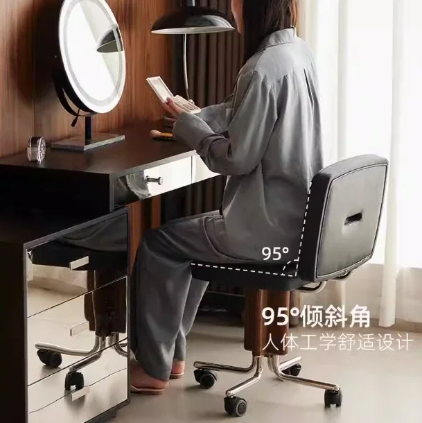 The product can be customized. Light luxury small apartment girls bedroom dresser stool