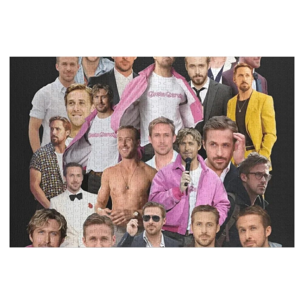 

HIGH QUALITY ryan gosling photo collage Jigsaw Puzzle Novel Toys For Children 2022 Adult Wooden Puzzle