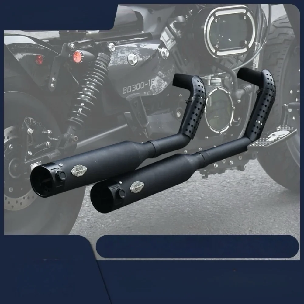 【Perfect fit】For BENDA ROCK 250 ROCK 300 modified valve exhaust pipe adjustable sound for rock250 rock300