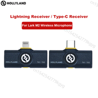 Hollyland Wireless Microphone Lightning Receive Type-c Receiver For Lark M2 Wireless Microphone