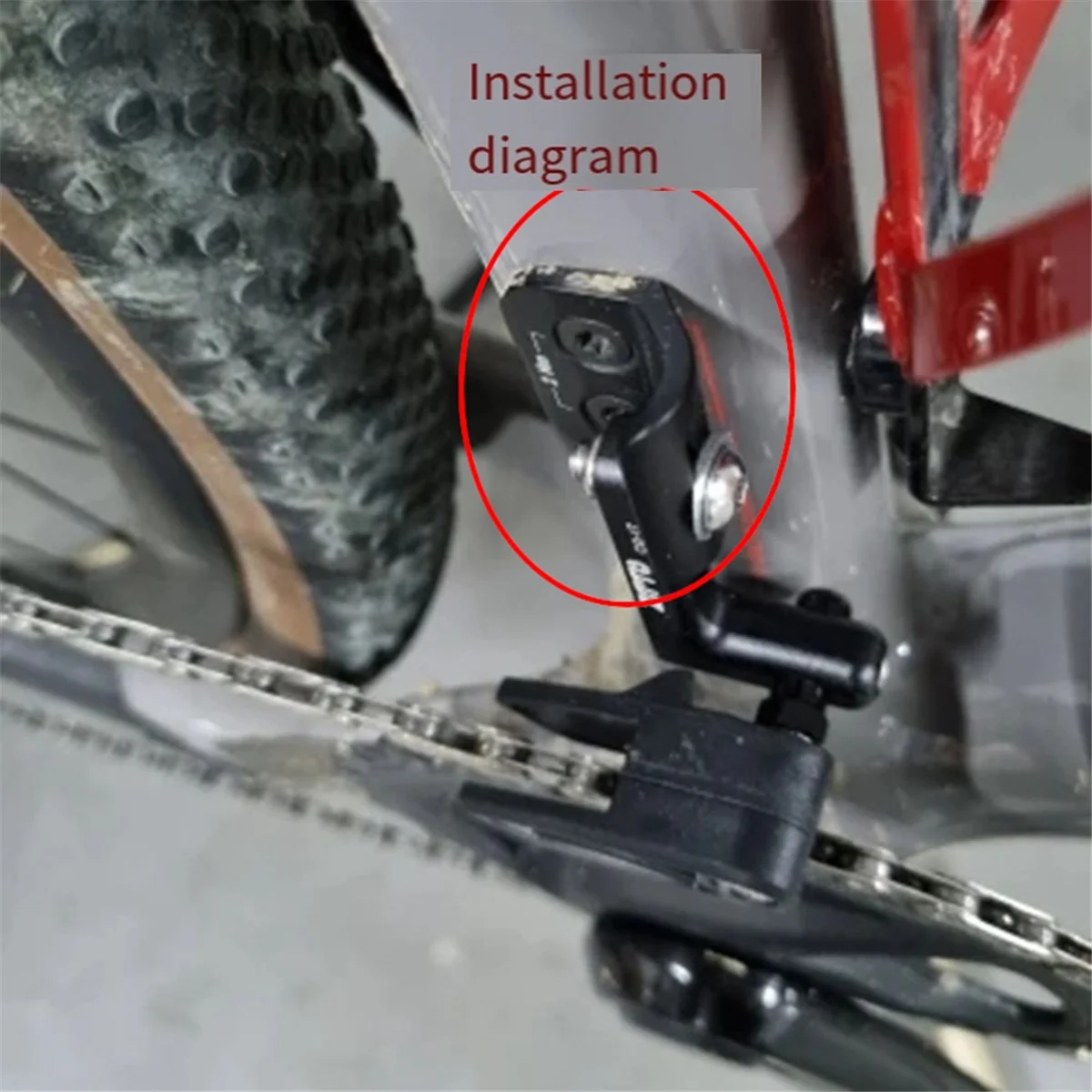 

Вешалка для переднего переключателя велосипеда из алюминиевого сплава 2025+ для гравийных и американских велосипедов, карбоновая рама, совместимая с прямым креплением, красный цвет